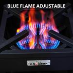 Portable Banjo Propane Burner with Adjustable Flame