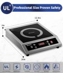 Stainless Steel Portable Induction Cooktop with Timer