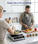 Stainless Steel Portable Induction Cooktop with Timer