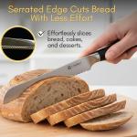 CrispKuts Sourdough Bread Knife Set with Lame
