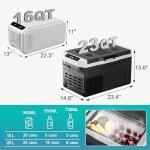 Eeivess 23QT Portable Fridge & Freezer Combo