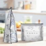Reusable Stand-Up Foil Storage Bags with Labels