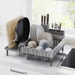 SONGMICS Expandable Stainless Steel Dish Drying Rack