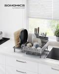 SONGMICS Expandable Stainless Steel Dish Drying Rack