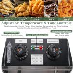 12L Electric Deep Fryer with Timer & Basket