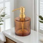 Pirooso Gold Glass Soap Dispenser for Kitchen & Bath