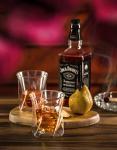 JoyJolt Lacey Insulated Whiskey Glass Set of 2