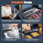 Food Vacuum Sealer with Built-in Cutter and Bags