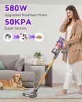 Coovy SU7 Cordless Vacuum Cleaner with Touch Screen