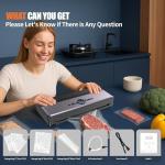Food Vacuum Sealer with Built-in Cutter and Bags