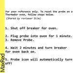 MaxRed Meat Probe Thermometer for Thermador & Bosch