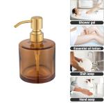 Pirooso Gold Glass Soap Dispenser for Kitchen & Bath