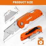 20-Pack Heavy-Duty Folding Utility Knife Set