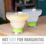 Insulated Stemless Margarita Glasses - Set of 2