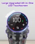 Coovy SU7 Cordless Vacuum Cleaner with Touch Screen