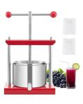 VEVOR Manual Fruit Wine Press with 2 Barrels