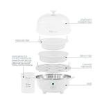 Elite Gourmet Rapid Egg Cooker for Perfect Eggs