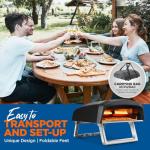 NutriChef Portable Gas Pizza Oven – Quick Heating