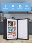 KRIB BLING 3.2 Cu.ft Mini Upright Freezer, Black