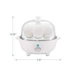 Elite Gourmet Rapid Egg Cooker for Perfect Eggs