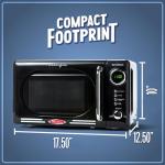 Nostalgia Retro Compact Microwave Oven - 0.7 Cu. Ft