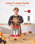 VEVOR Manual Fruit Wine Press with 2 Barrels