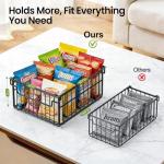 Stackable Freezer Organizer Bins, 3-Pack