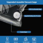 40-Pack Reusable Vacuum Sealer Bags for Food