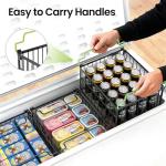 Stackable Freezer Organizer Bins, 3-Pack