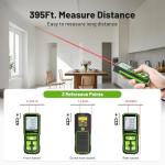 Huepar 395Ft Bluetooth Laser Distance Measure Tool