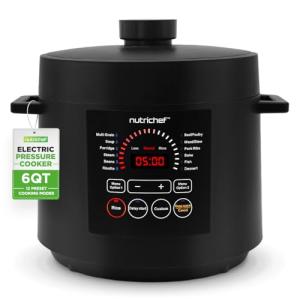 NutriChef 6 Quart Electric Pressure Cooker