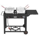 Outdoor Propane Deep Fryer with Movable Cart