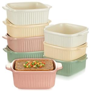 LemonRoad 8-Piece Ceramic Baking Dish Set