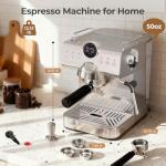 Havato 20 Bar Espresso Machine with Milk Frother