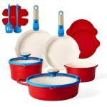 CAROTE 17-Piece Non-Stick Titanium Cookware Set