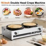 Culistra 16-Inch Dual-Head Crepe Maker