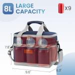 SODEER Reusable Leakproof Lunch Box with Shoulder Strap