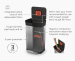 Joseph Joseph Titan Kitchen Trash Compactor, 30L