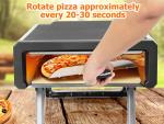 Portable 12-Inch Outdoor Pizza Oven with Accessories
