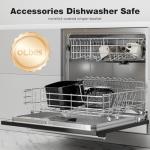 OLIXIS 6QT Square Window Air Fryer 12-in-1