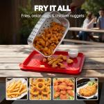 Outdoor Propane Deep Fryer with Movable Cart