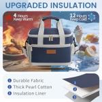 SODEER Reusable Leakproof Lunch Box with Shoulder Strap