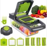 Hand Crank 16-Piece Veggie Slicer Set
