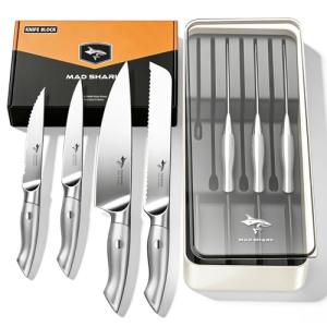 MAD SHARK 8-Piece Ultra-Sharp Knife Set