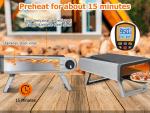Portable 12-Inch Outdoor Pizza Oven with Accessories
