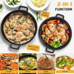 Cast Iron Dutch Oven with Bread Proofing Basket