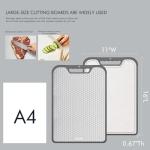 Double-Sided Stainless Steel Cutting Board