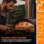 Stoke 13 Inch Portable Wood Pellet Pizza Oven