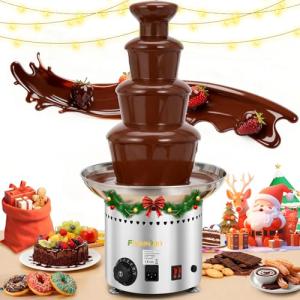 Flyseago 4-Tier Large Chocolate Fondue Fountain