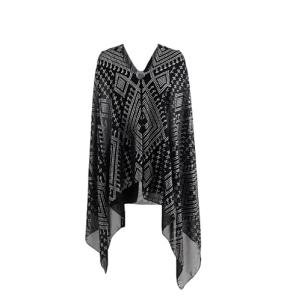 Lightweight Vintage Chiffon Scarf and Poncho Wrap
